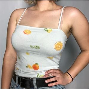 Fruity Cropped Tanktop